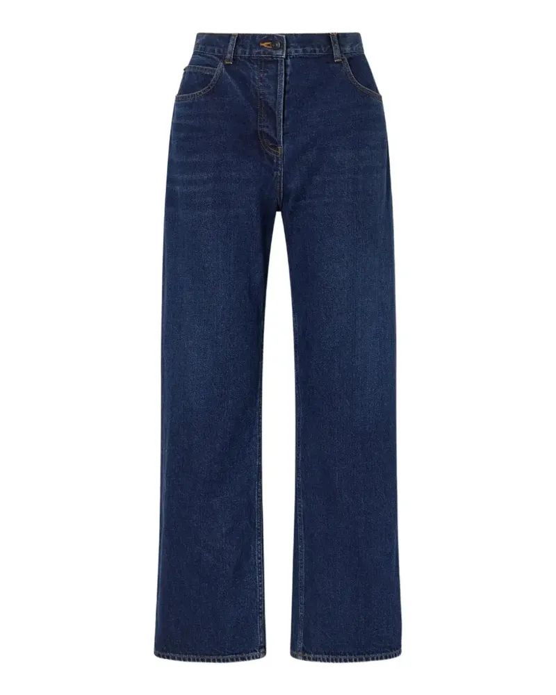 The Row high-waisted wide-leg denim jeans - Blau Blau