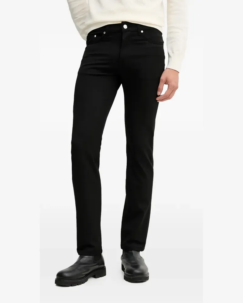 Karl Lagerfeld Hose mit Logo-Patch - Schwarz Schwarz