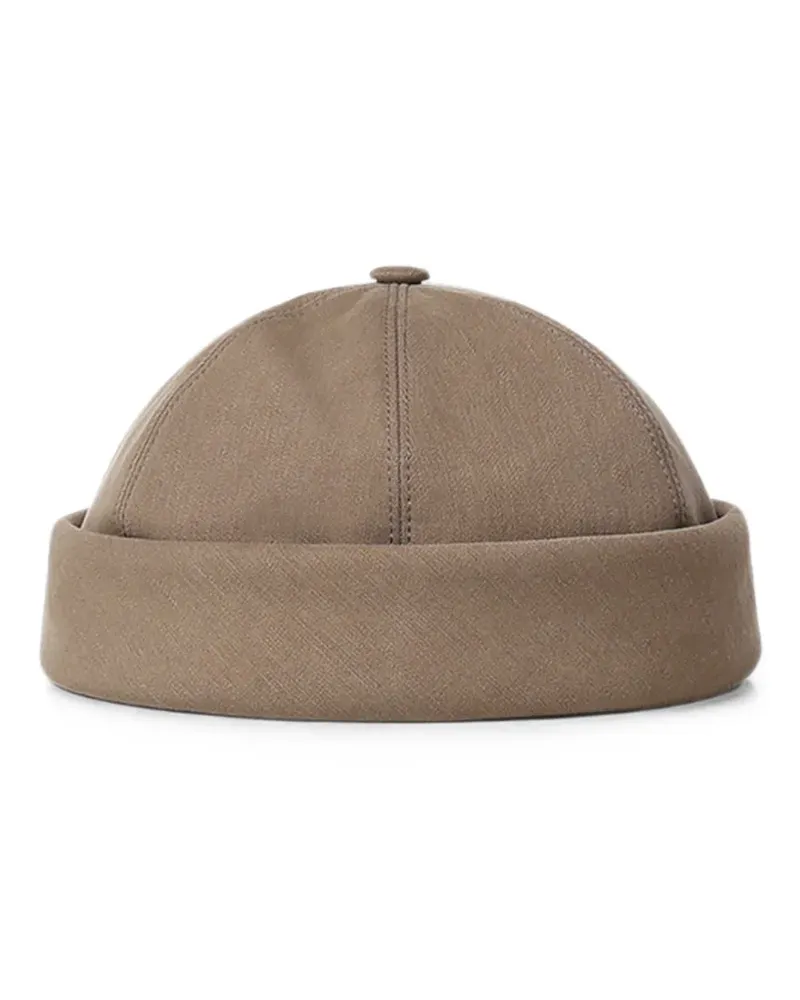 Loro Piana Sasha six-panel beanie beanie hat - Nude Nude