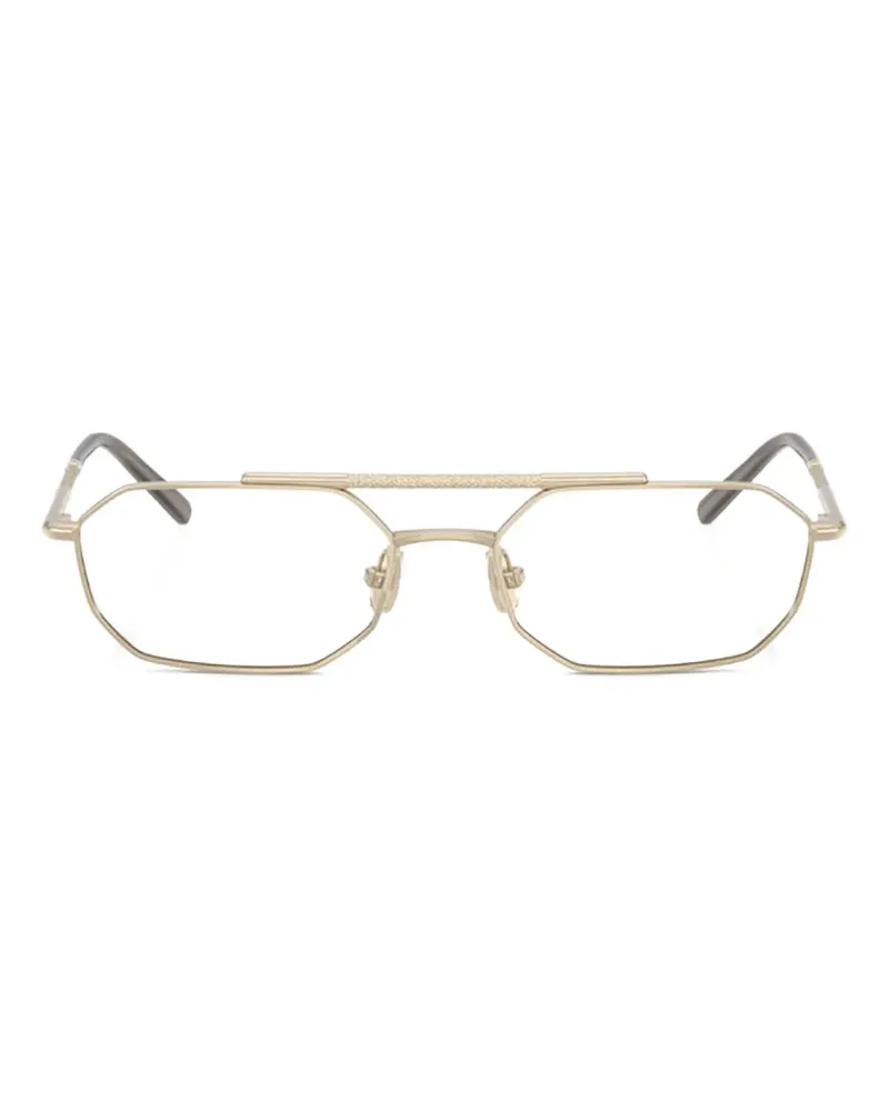 Brunello Cucinelli Geometrische Tyler Brille - Gold Gold