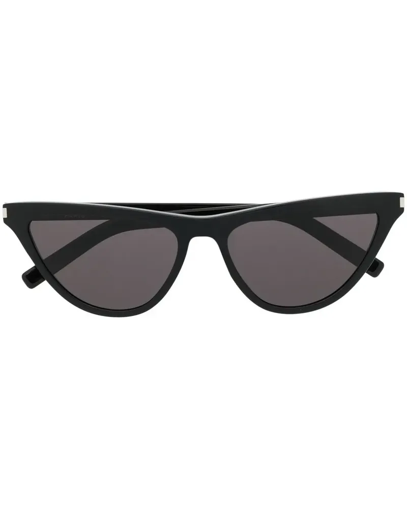 Saint Laurent Sonnenbrille mit Cat-Eye-Gestell - Schwarz Schwarz