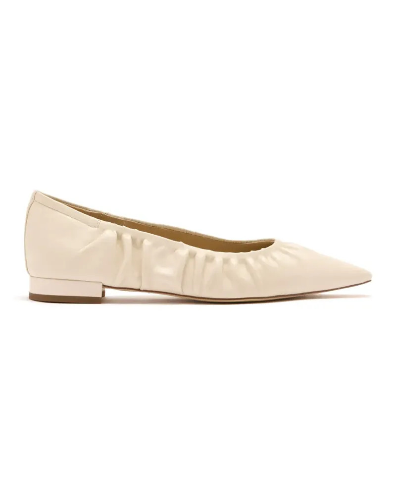 Sam Edelman Geraffte Essex Ballerinas aus Leder - Nude Nude