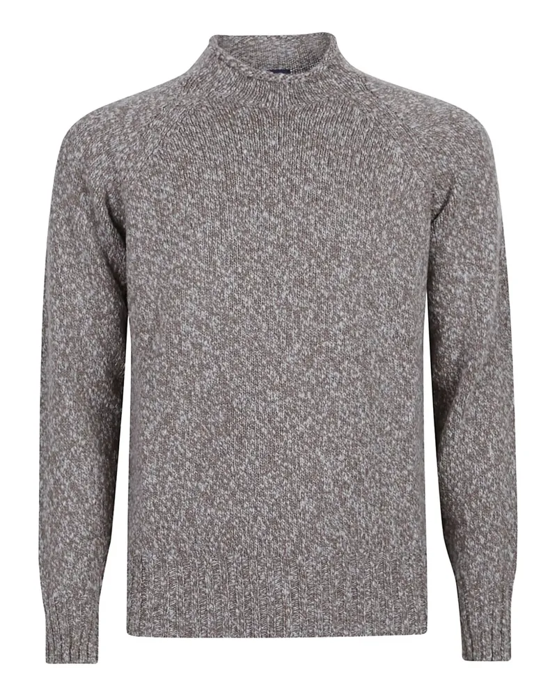 Drumohr  mock-neck raglan-sleeve sweater - Grau Grau