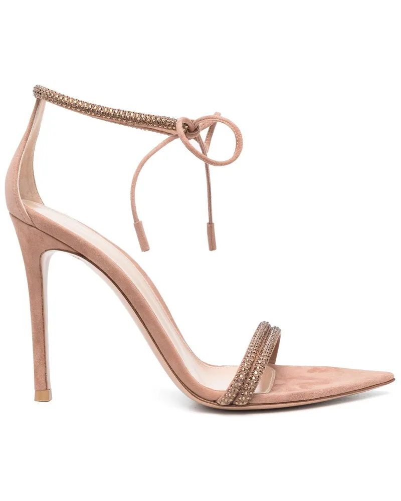 Gianvito Rossi Montecarlo Sandalen 105mm - Nude Nude