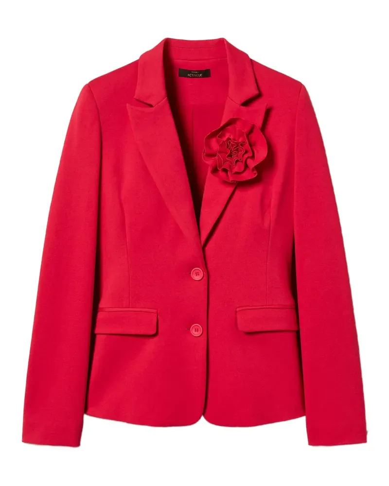 Twin-Set floral-appliqué blazer - Rot Rot