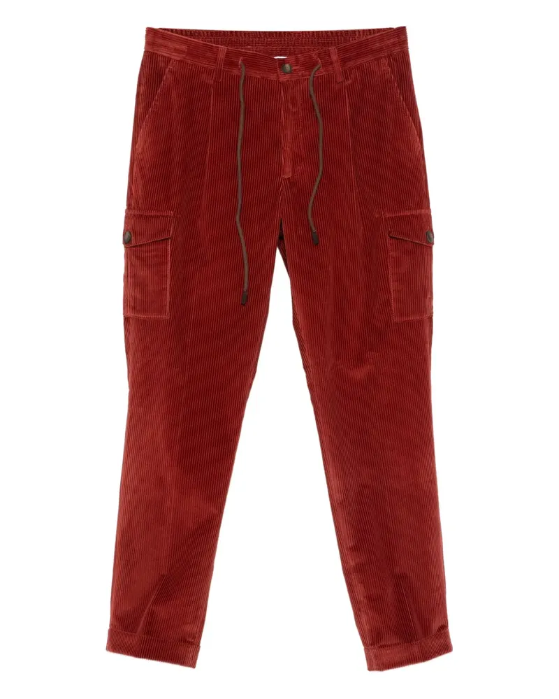 Gran Sasso Cargohose aus Cord - Rot Rot