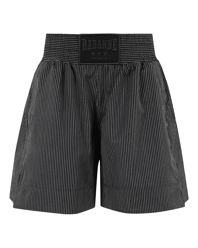 Paco Rabanne Shorts aus Wolle - Schwarz Schwarz