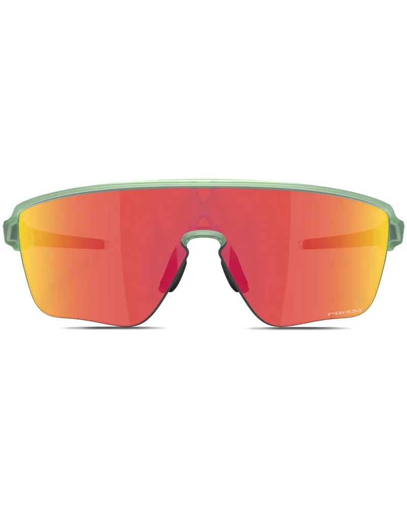 Oakley Corridor SQ Sonnenbrille mit Shield-Gestell - Grün Grün