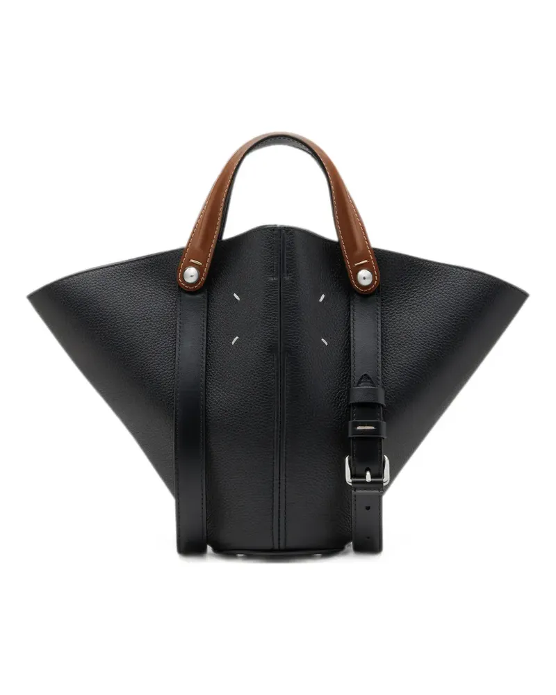 Maison Margiela Dress-age small leather tote bag - Schwarz Schwarz