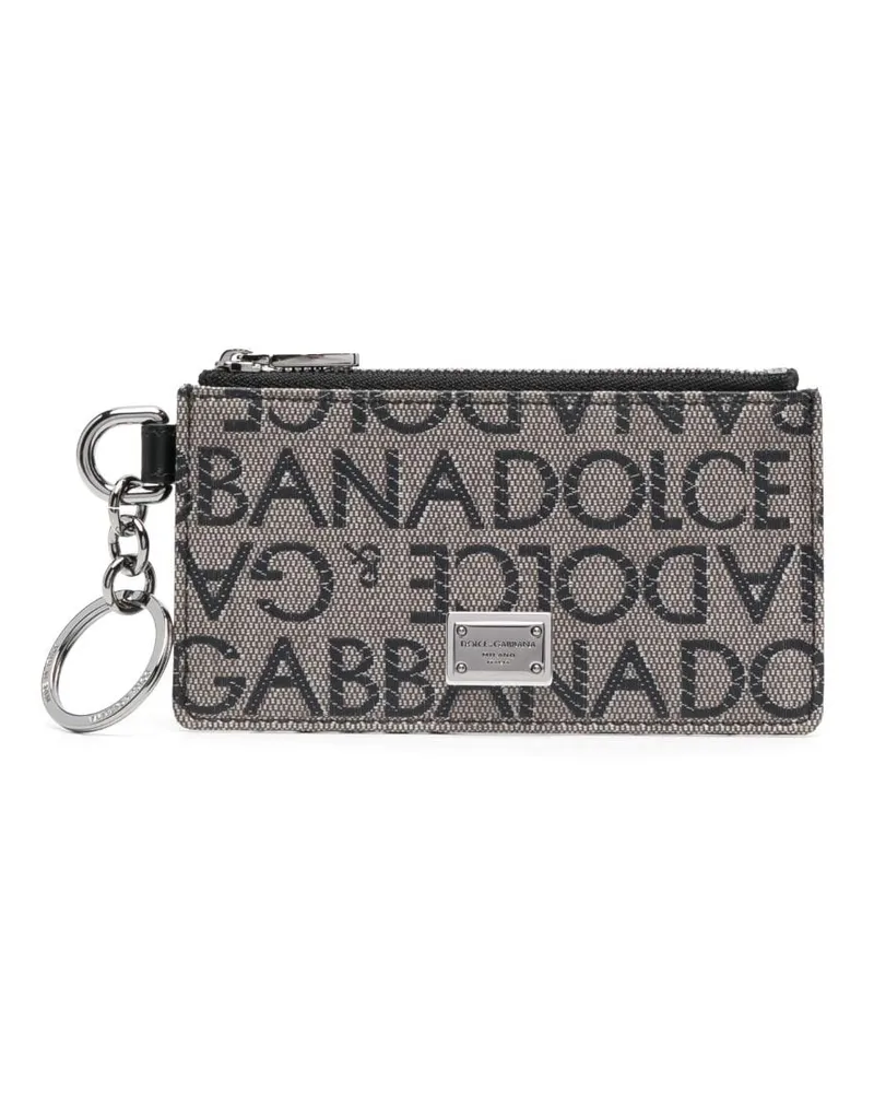 Dolce & Gabbana Portemonnaie mit Schlüsselanhänger - Nude Nude
