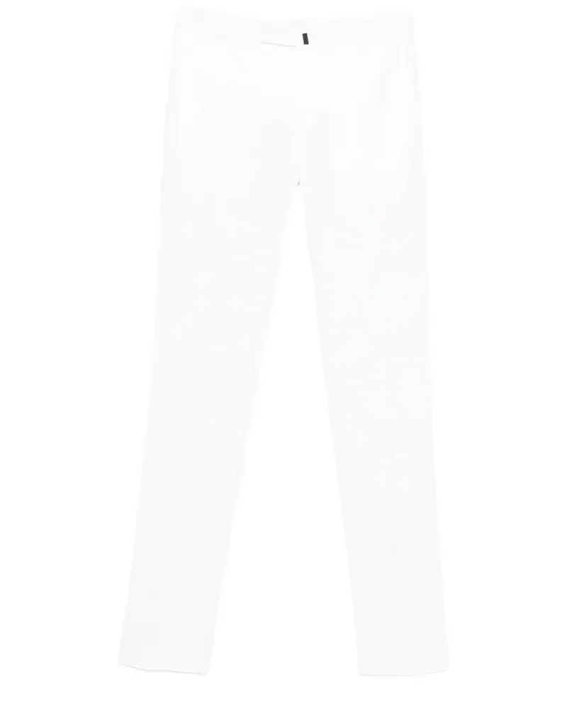 Incotex Hose mit Gürtelschlaufen - Weiß Weiß