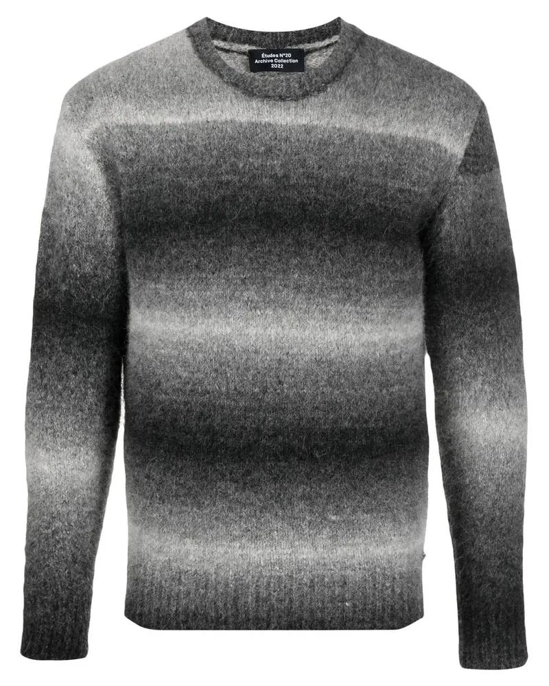 Études Studio Moondog ombre stripe jumper - Weiß Weiß