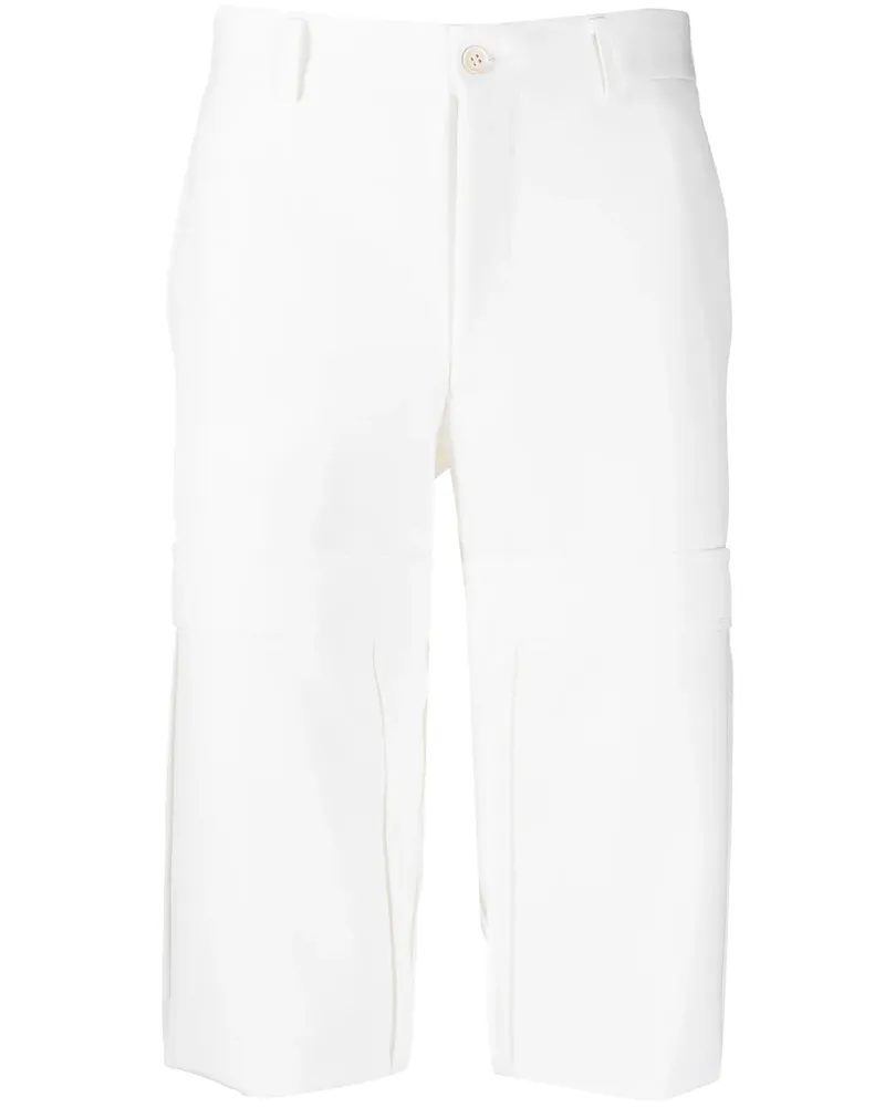 Comme des Garçons Klassische Cropped-Hose - Weiß Weiß