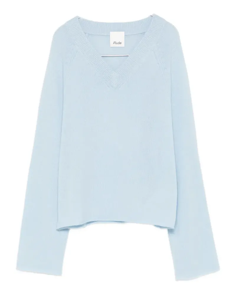 ALLUDE V-neck sweater - Blau Blau