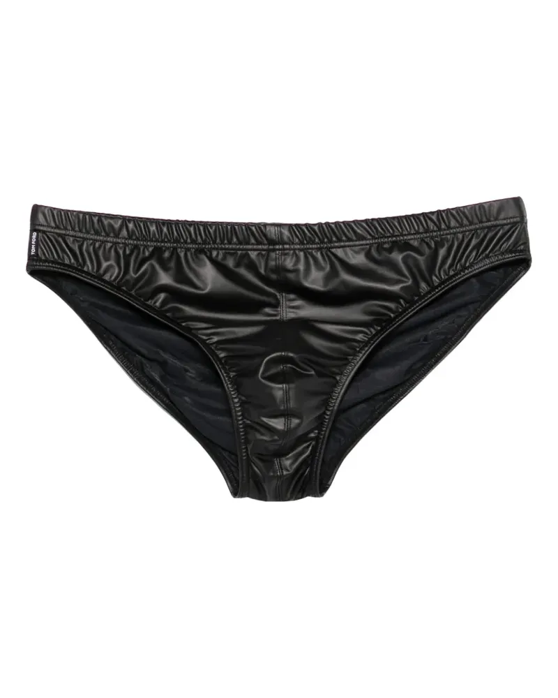 Tom Ford elasticated swim trunks - Schwarz Schwarz