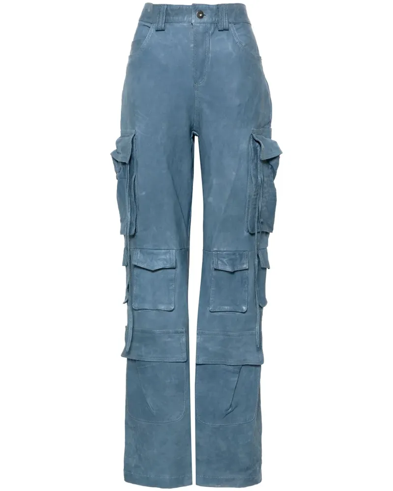 Salvatore Santoro Cargohose mit geradem Bein - Blau Blau
