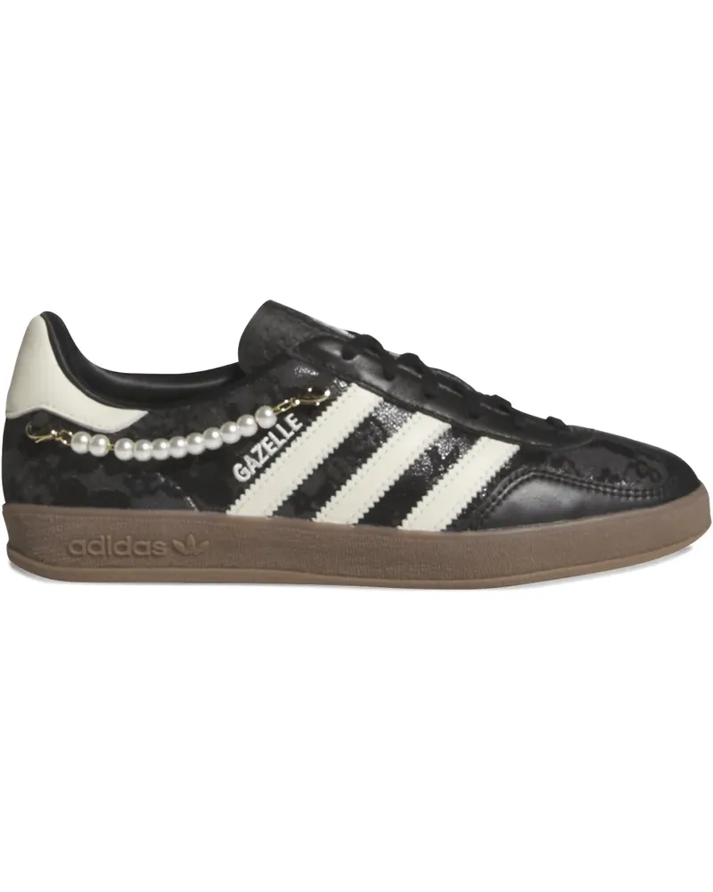 adidas Gazelle Indoor Sneakers mit Perlen - Schwarz Schwarz