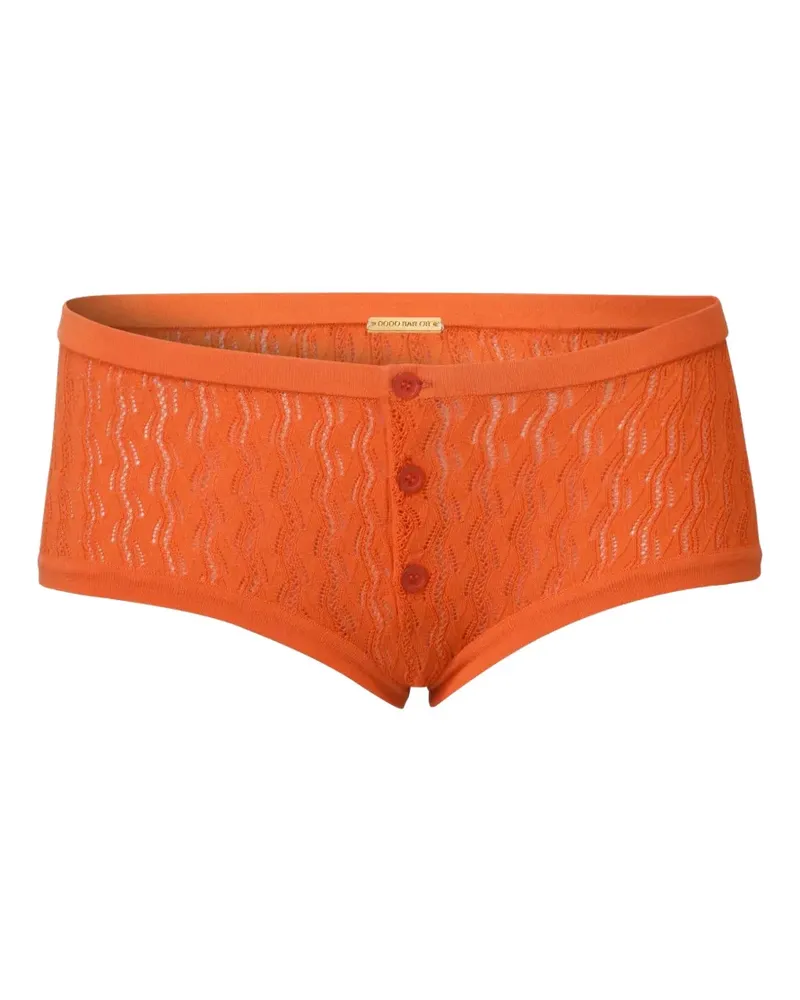 Dodo Bar Or button knitted briefs - Orange Orange