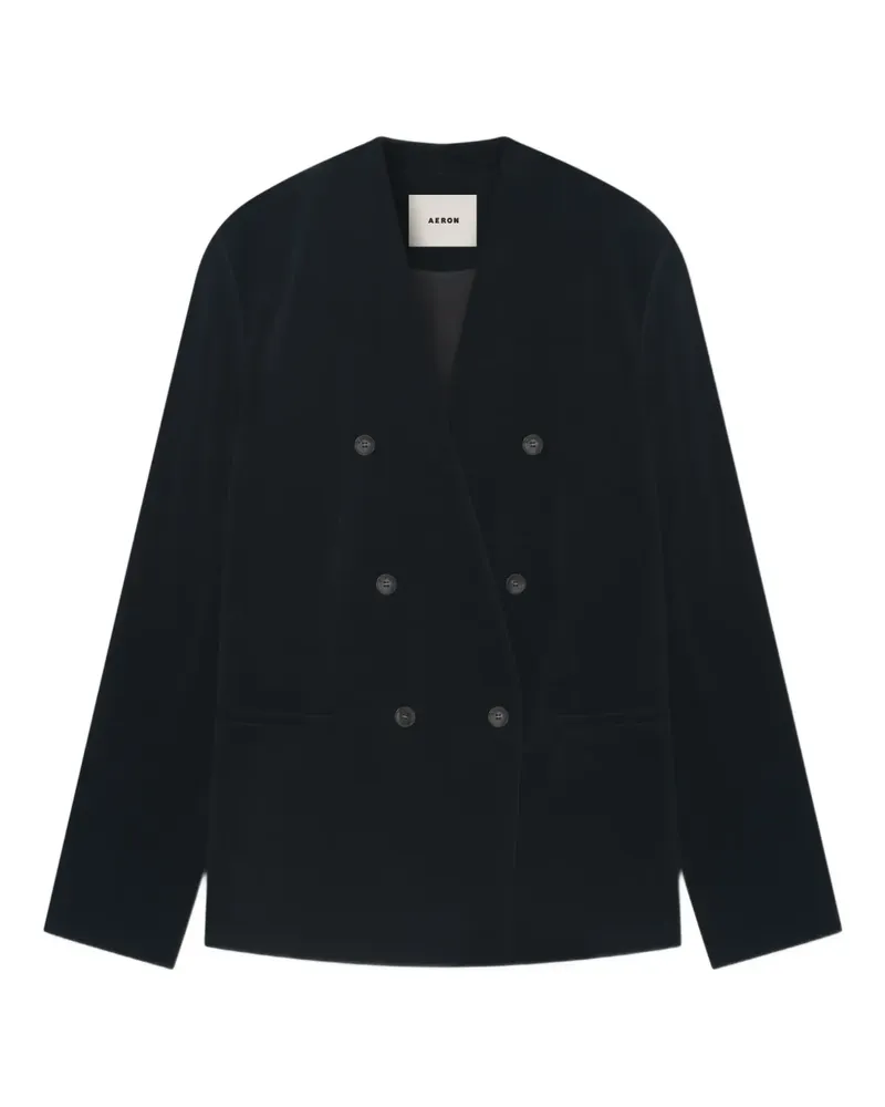 AERON Windsor button-fastening blazer - Schwarz Schwarz