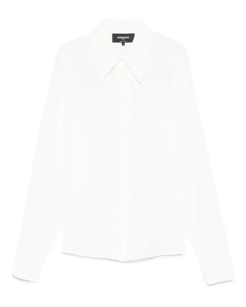 Rochas Hemd mit Button-down-Kragen - Weiß Weiß