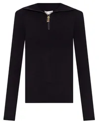 Victoria Beckham Pullover mit Reißverschluss Blau