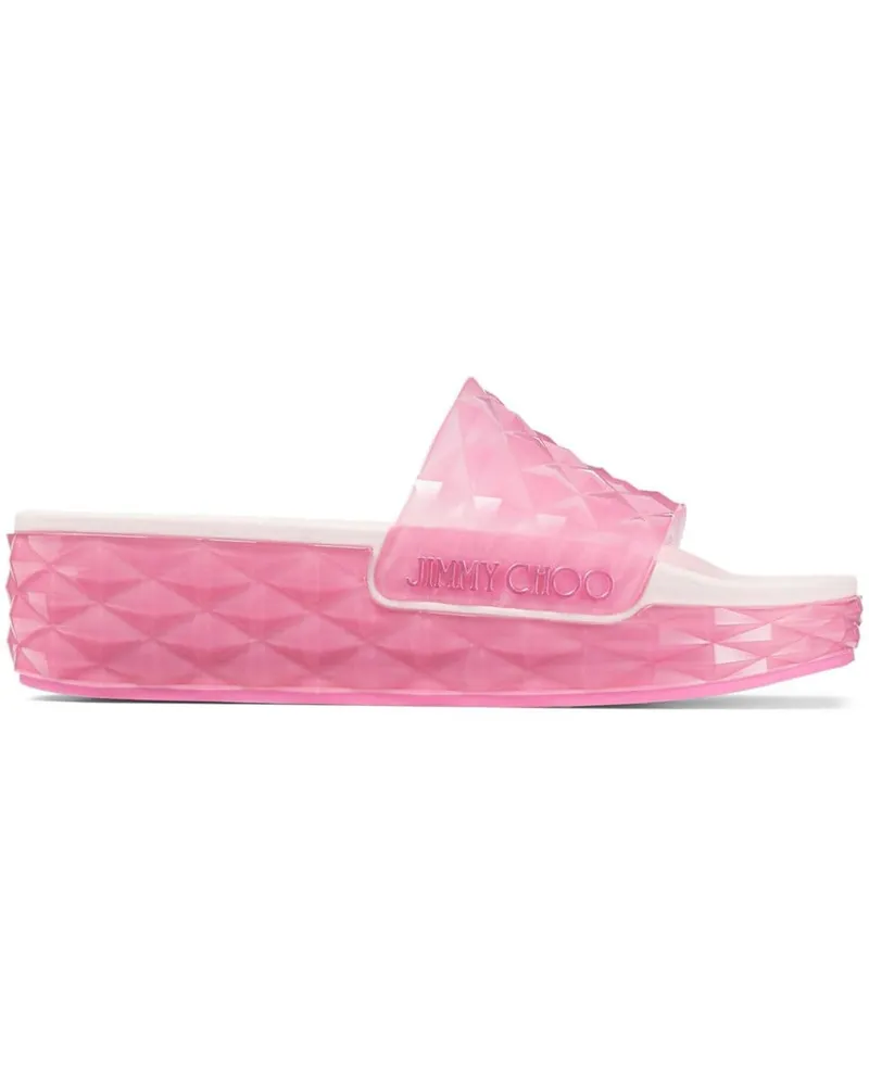 Jimmy Choo Diamond Pantoletten - Rosa Rosa