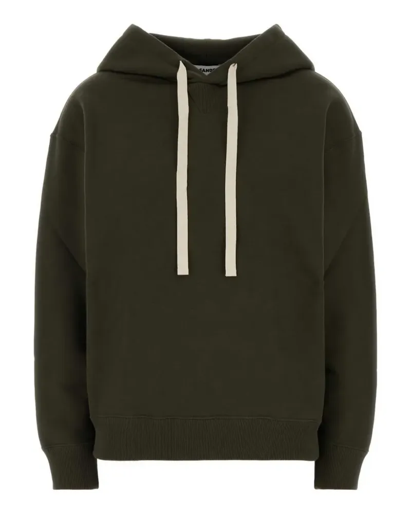 Jil Sander relaxed-fit dropped-shoulder hoodie - Grün Grün