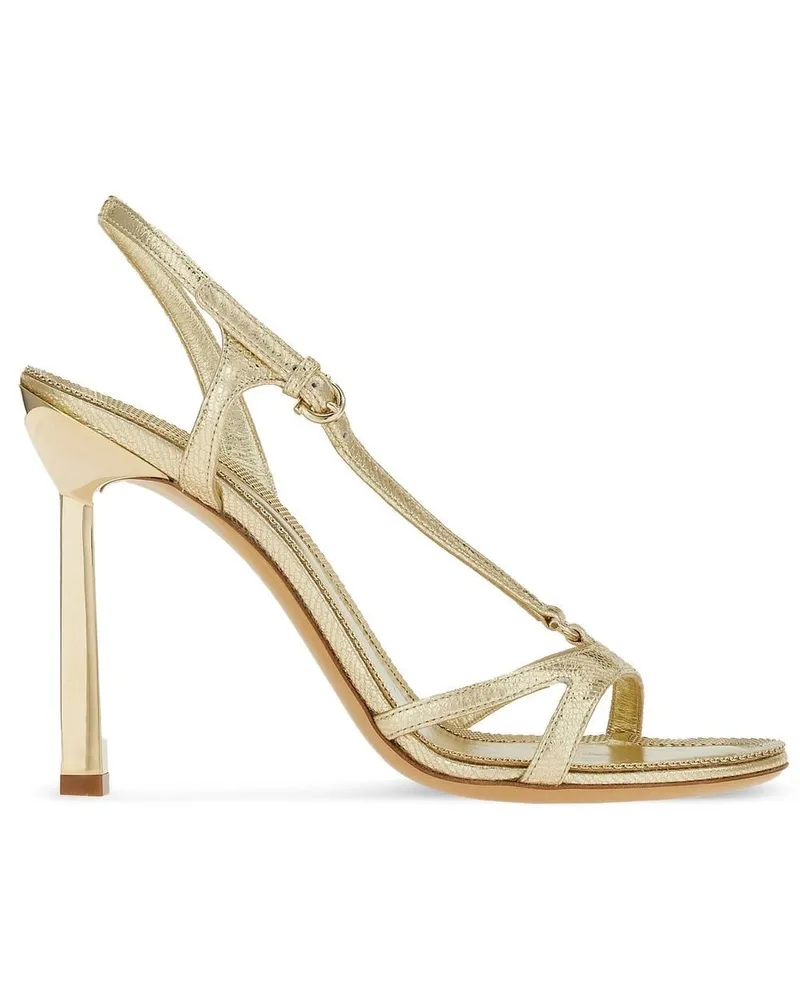 Ferragamo Gancini Sandalen 105mm Gold