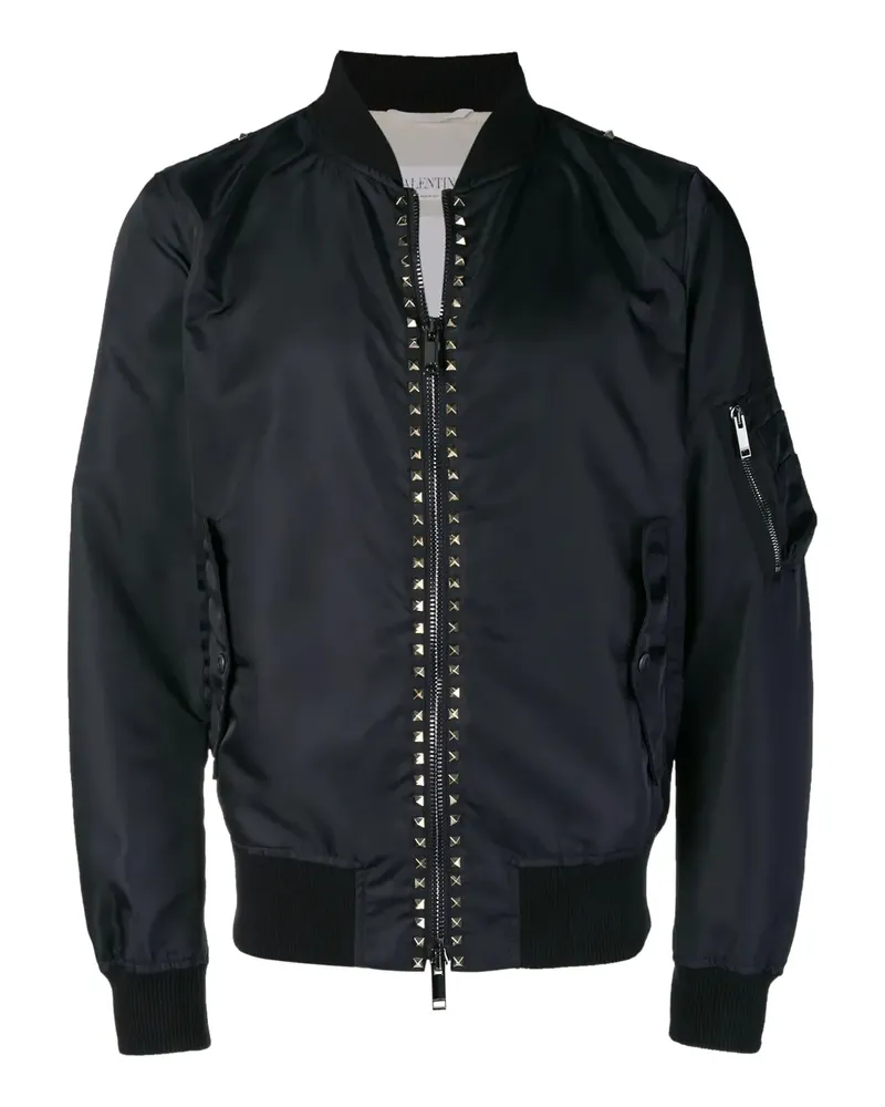 Valentino Garavani Rockstud Untitled' Bomberjacke - Blau Blau