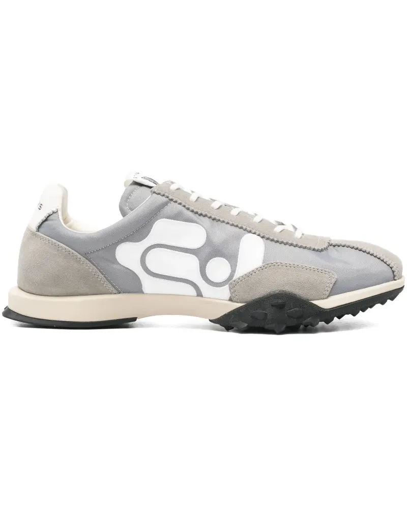 Eytys Eros Sneakers aus Wildleder mit Logo-Detail - Grau Grau