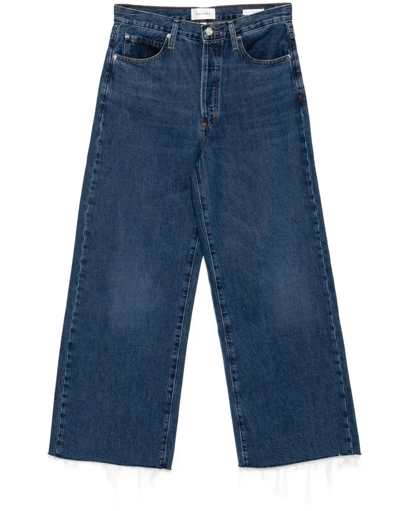 Frame Denim Le Low Baggy Wide-Leg-Jeans - Blau Blau