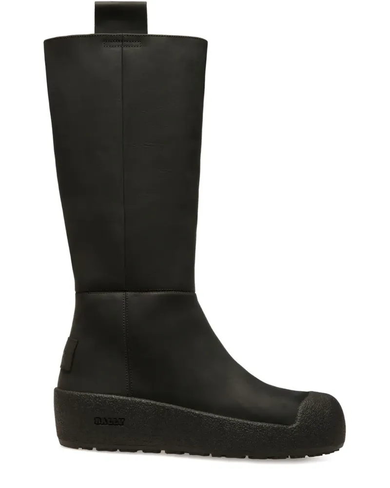 Bally Jackson Stiefel mit Plateau - Schwarz Schwarz