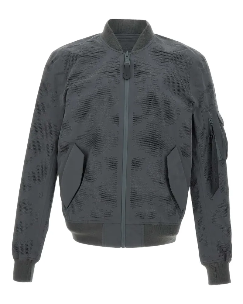 Alpha Industries Bomberjacke mit aufgesetzten Taschen - Grau Grau
