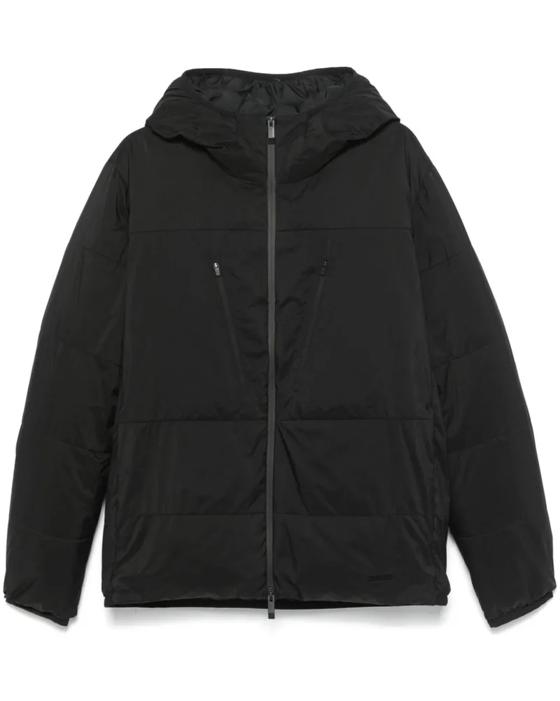 Moncler Hutte Jacke - Schwarz Schwarz
