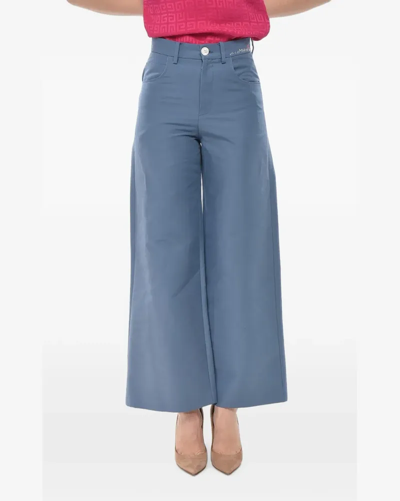 Marni Hose mit weitem Bein - Blau Blau