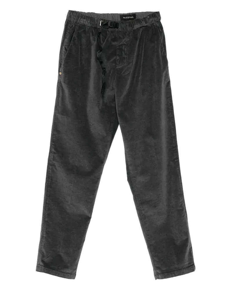 PLAN C Hose mit Kordelzug - Grau Grau