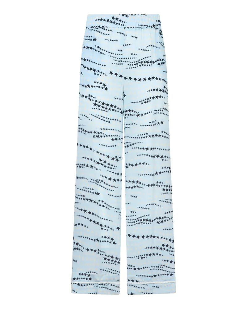 Valentino Garavani Hose mit Sterne-Print - Blau Blau