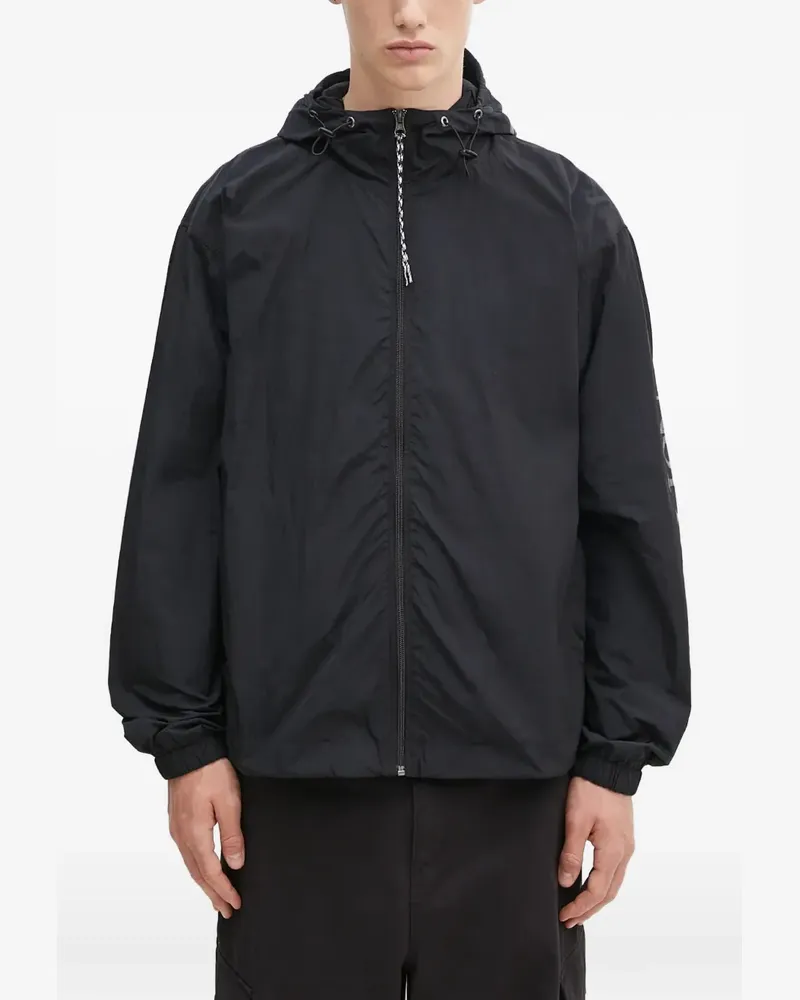 Aries hooded zip jacket - Schwarz Schwarz