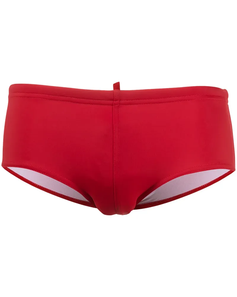 Dsquared2 Badehose mit Logo-Print - Rot Rot