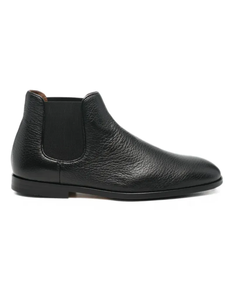 Doucal´s grained leather Chelsea boots - Schwarz Schwarz