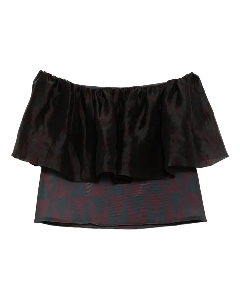 Cynthia Rowley Eugenia Oberteil - Schwarz Schwarz