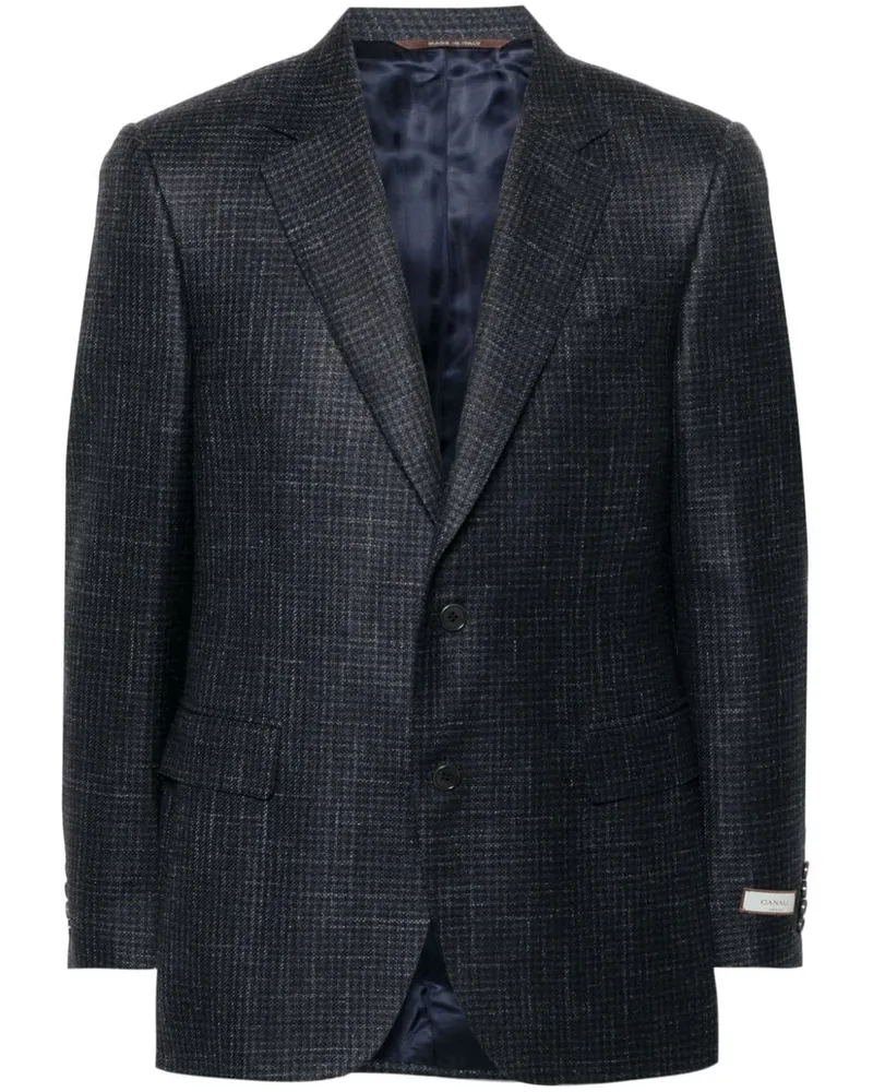 Canali Einreihiges Sakko - Blau Blau