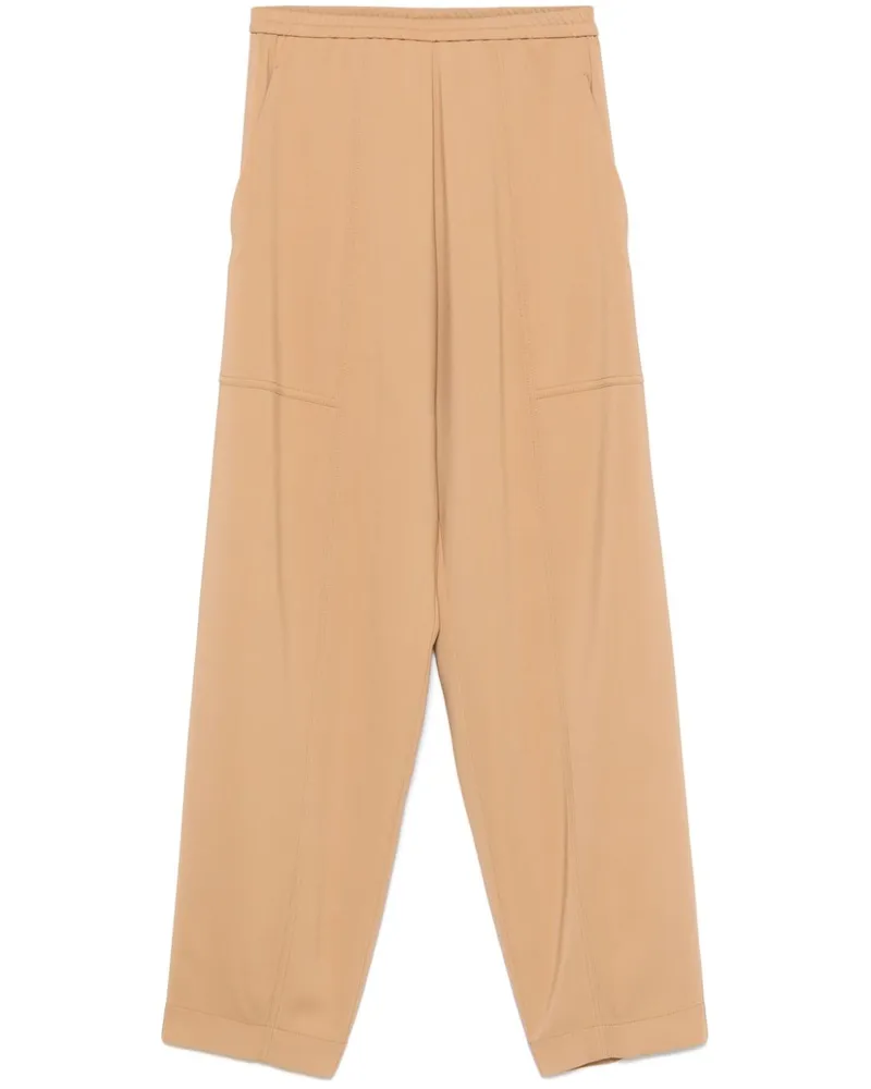 forte_forte Hose mit Tapered-Bein - Braun Braun