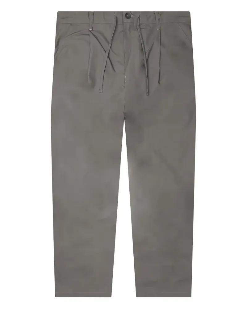 John Elliott + Co Bundfaltenhose mit Kordelzug - Grau Grau