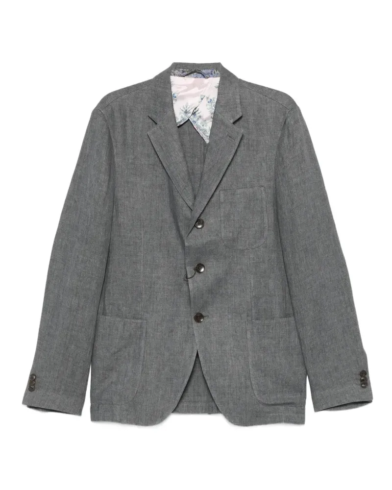 Etro patch-pocket blazer - Grau Grau