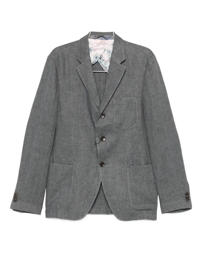 Etro patch-pocket blazer - Grau Grau