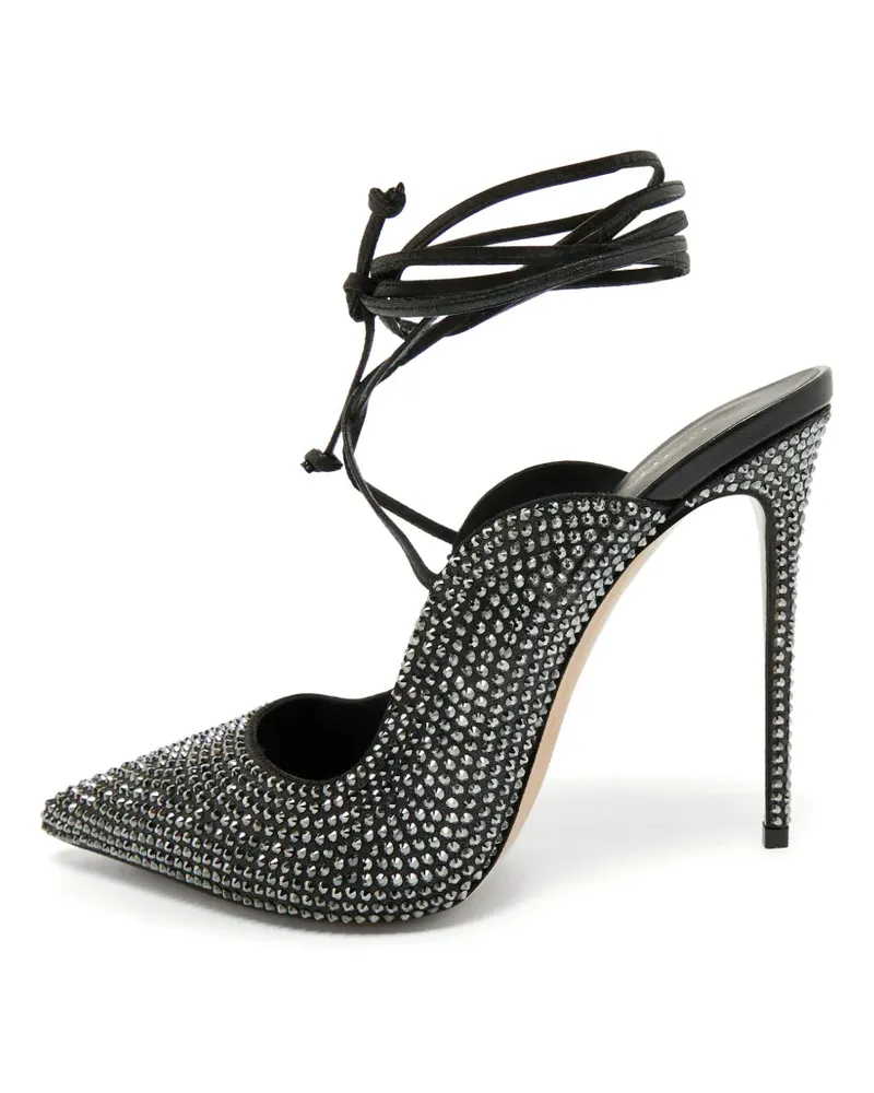 Le Silla Ivy Pumps mit Knöchelriemen - Schwarz Schwarz
