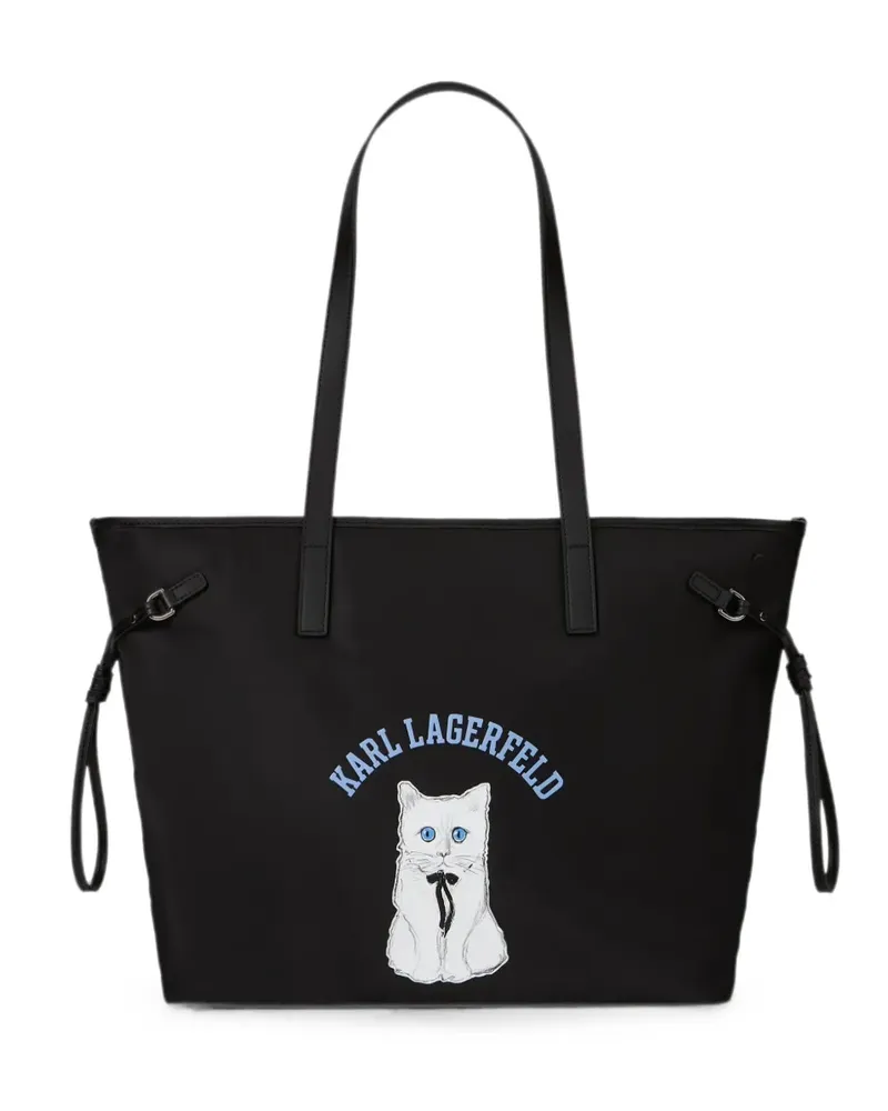 Karl Lagerfeld Ikon Choupette Tote Bag - Schwarz Schwarz