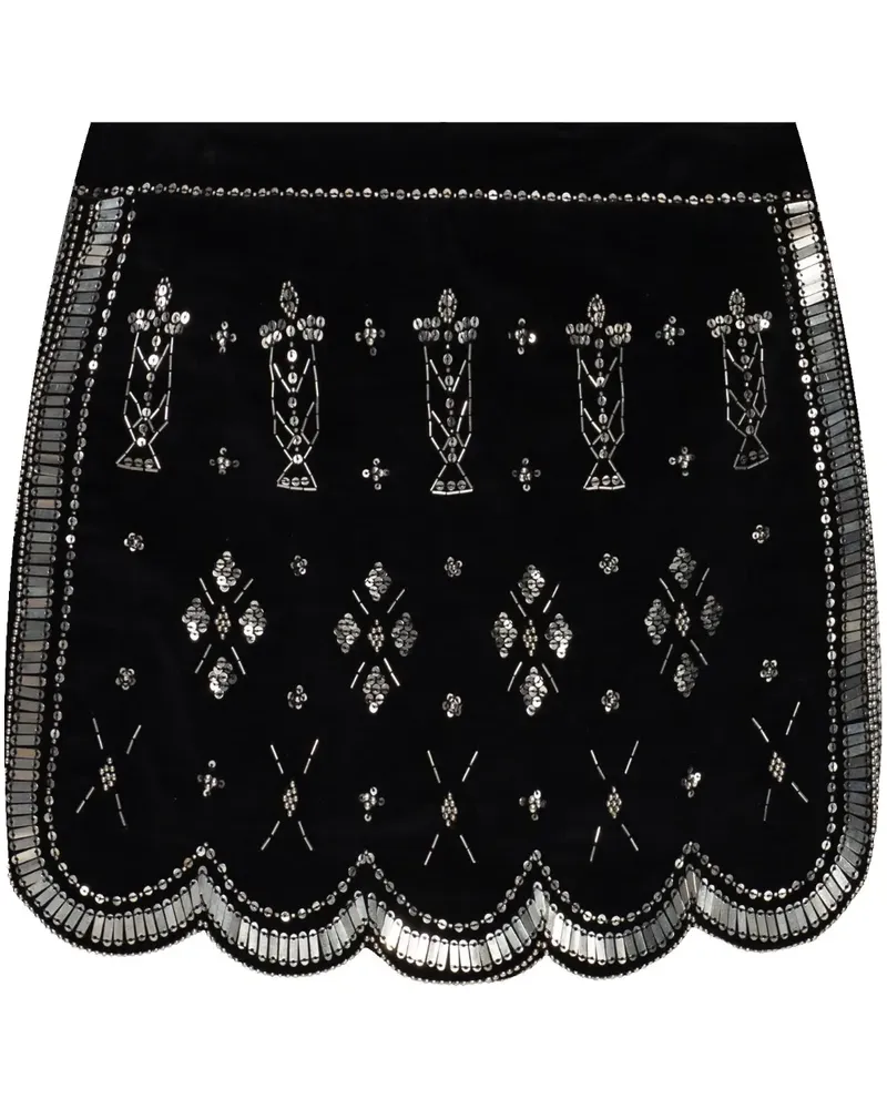 Isabel Marant Handore Minirock - Schwarz Schwarz