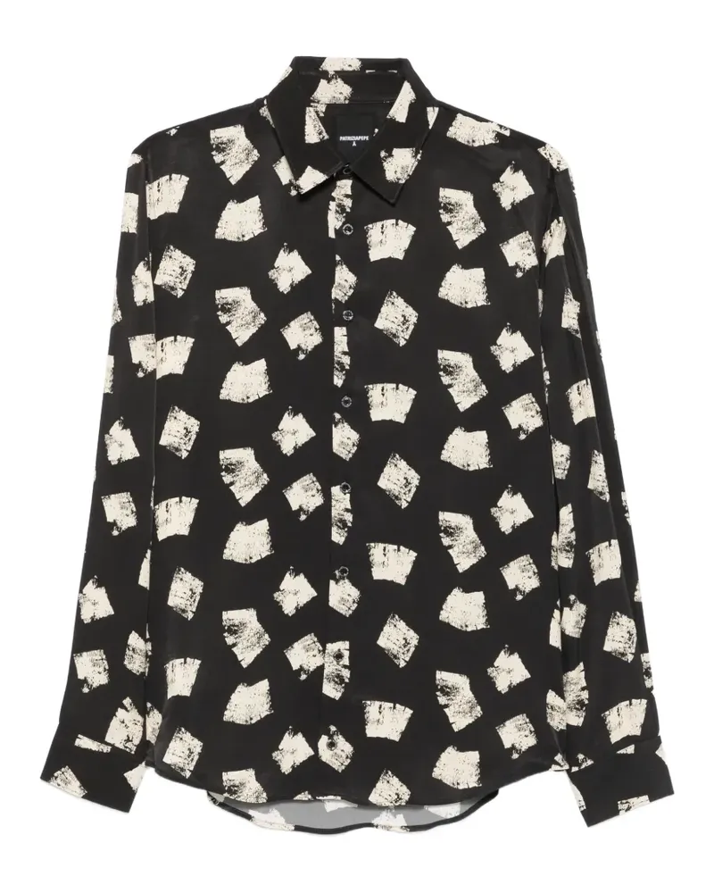 Patrizia Pepe printed shirt - Schwarz Schwarz